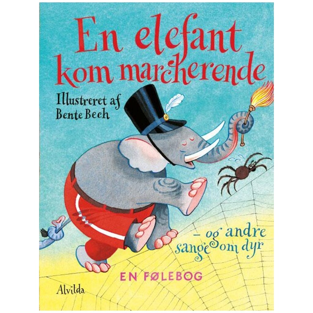 En elefant kom marcherende - Børnebog - Papbog