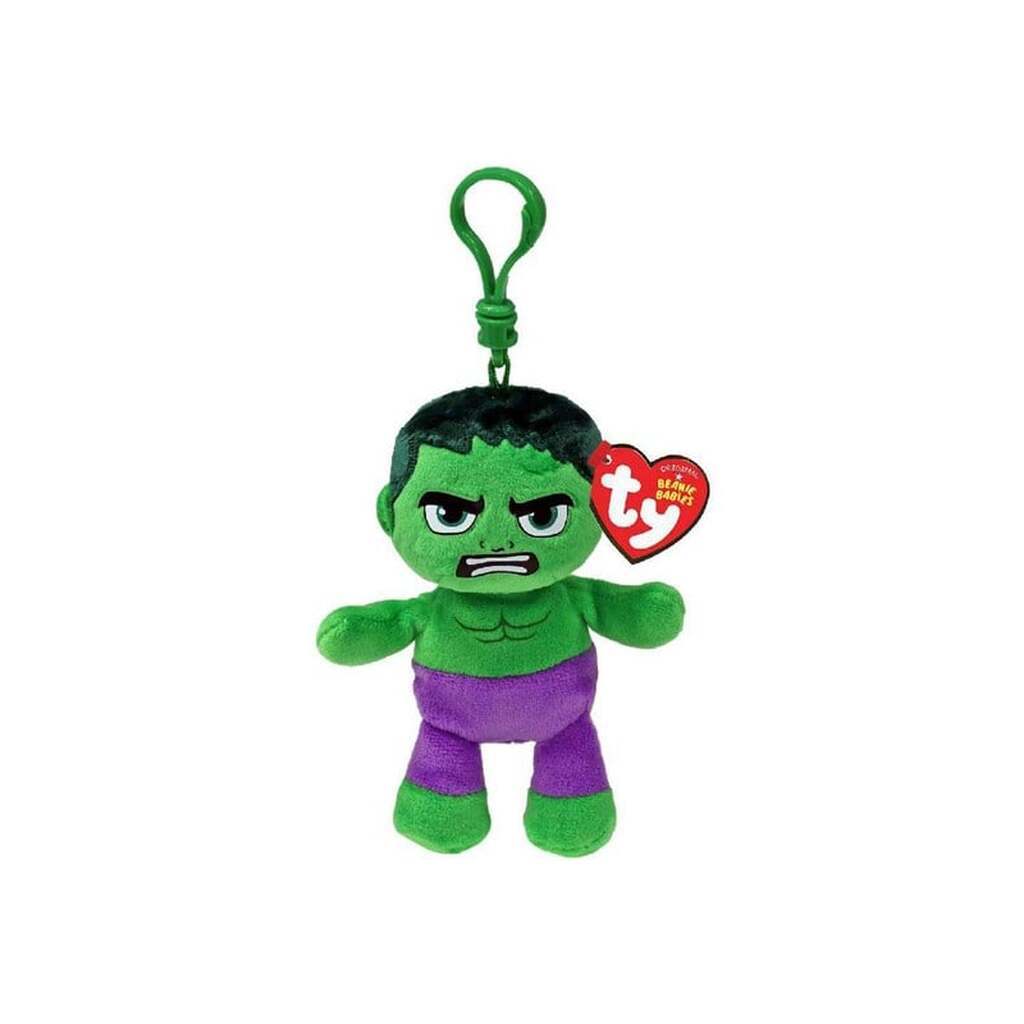 Ty Beanie Boo Keychain - Marvel Hulk