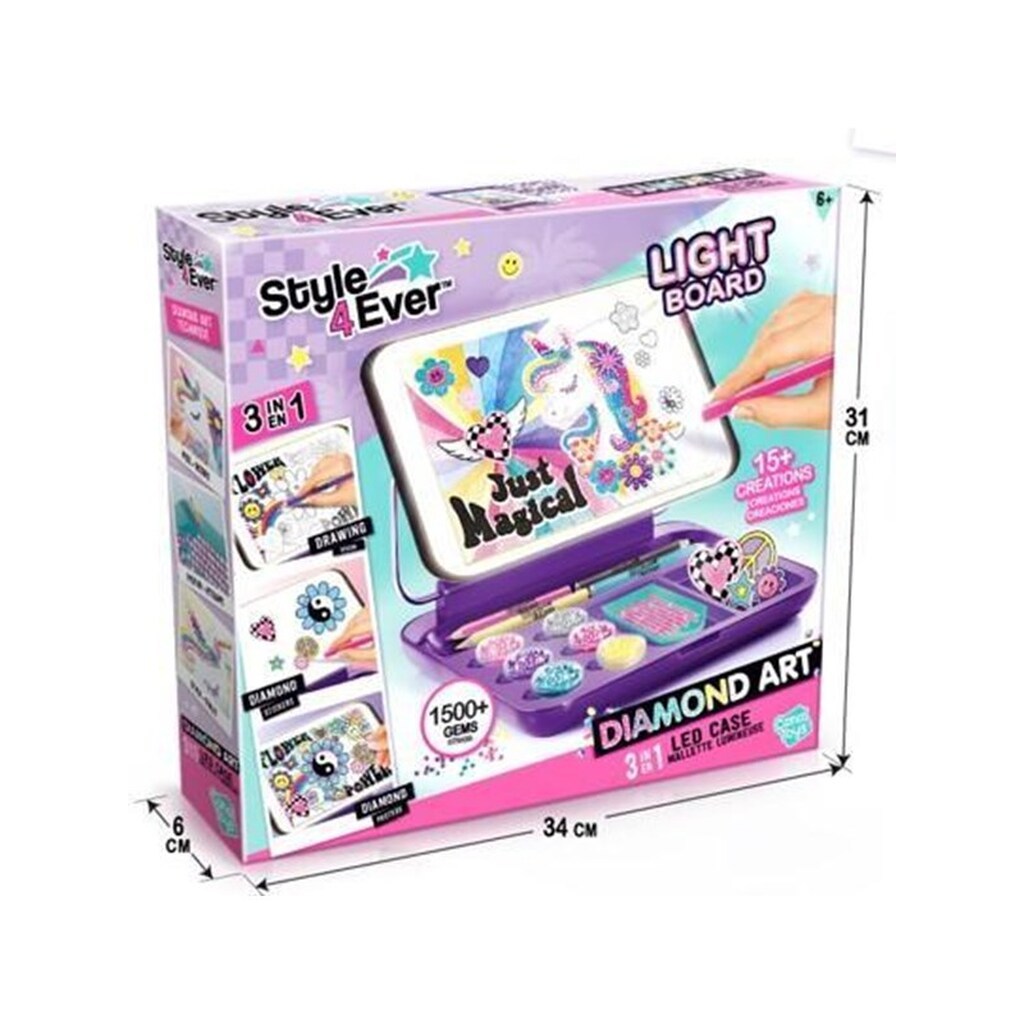 Style 4 Ever Diamond Art 3in1 LED Case