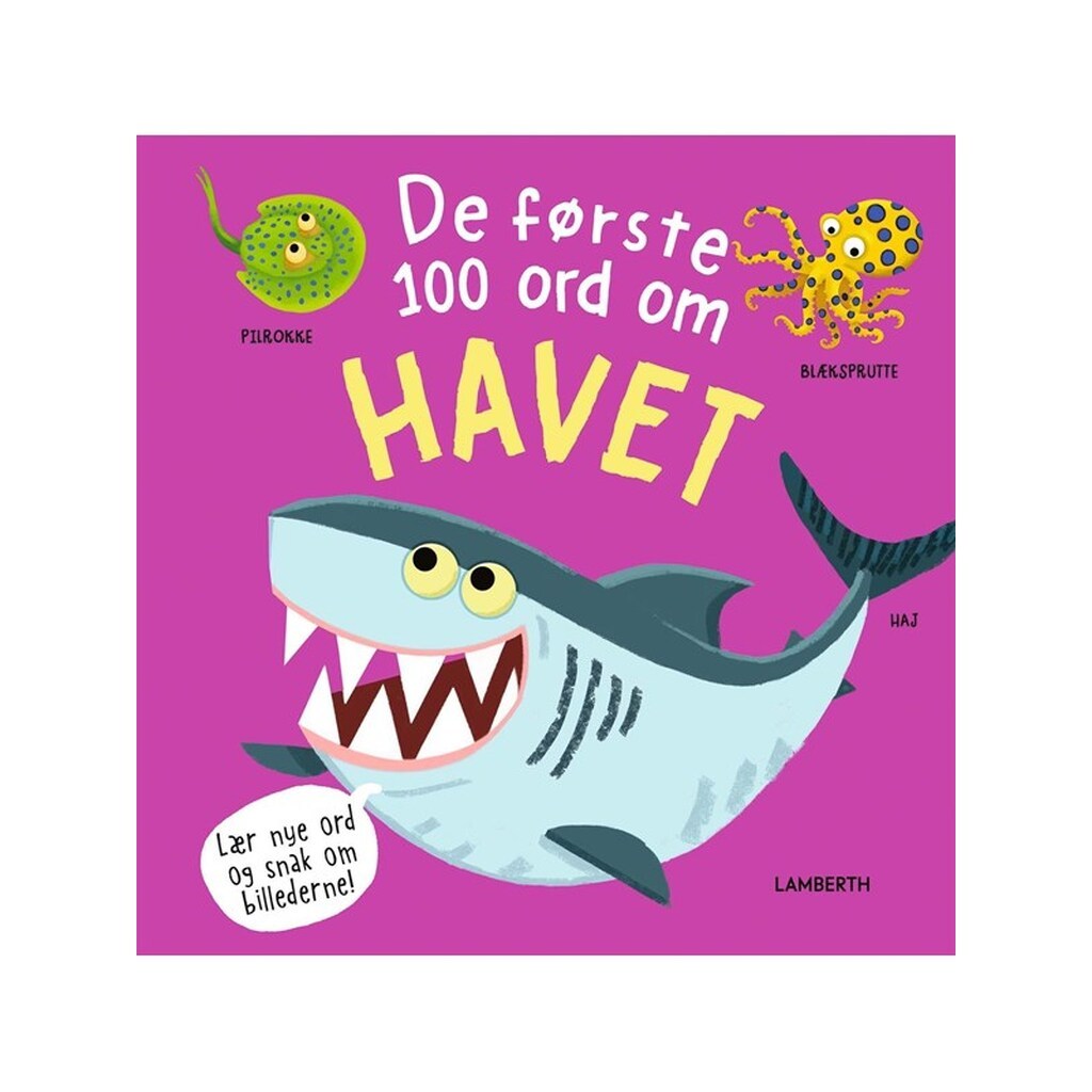 De første 100 ord om havet - Børnebog - Hardcover