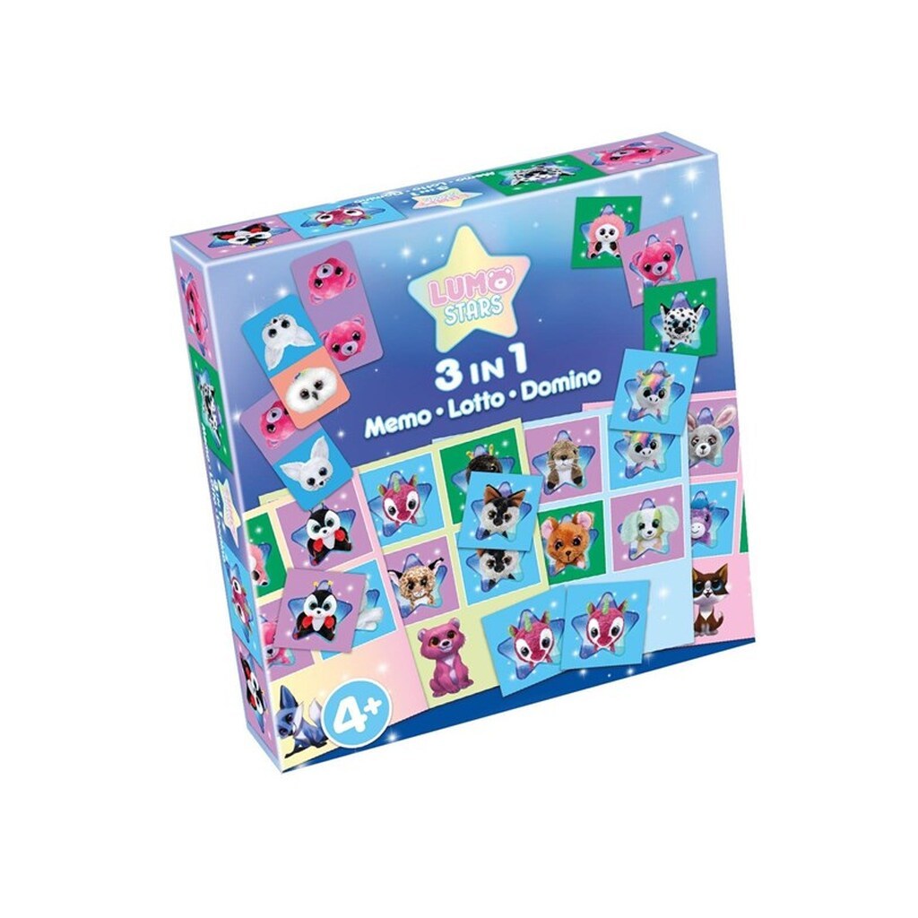 Tactic Lumo 3-in-1 : Memo Lotto Domino (SCAN UK)