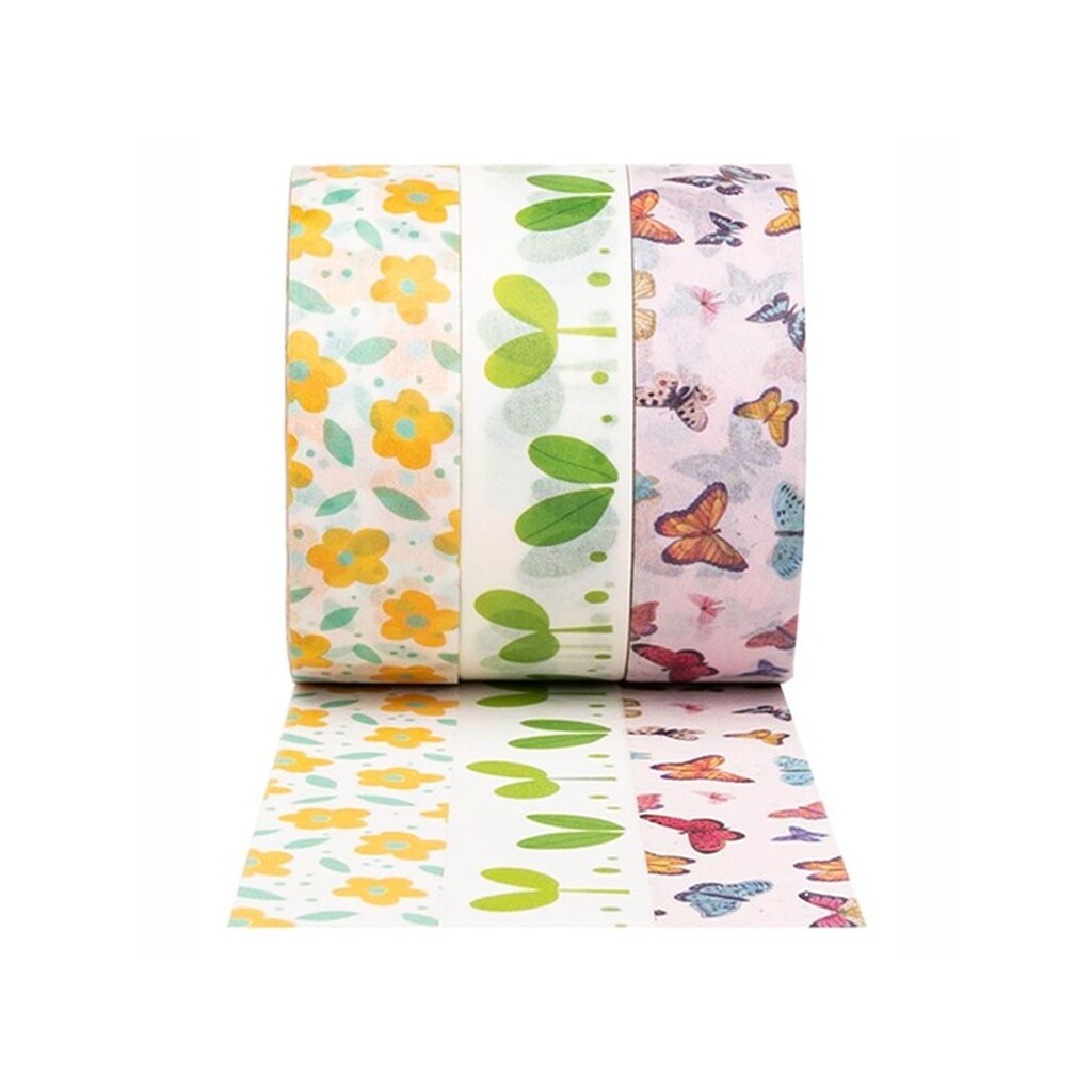 Colorations - Washi Tape Spring 3 Rolls 5mtr.