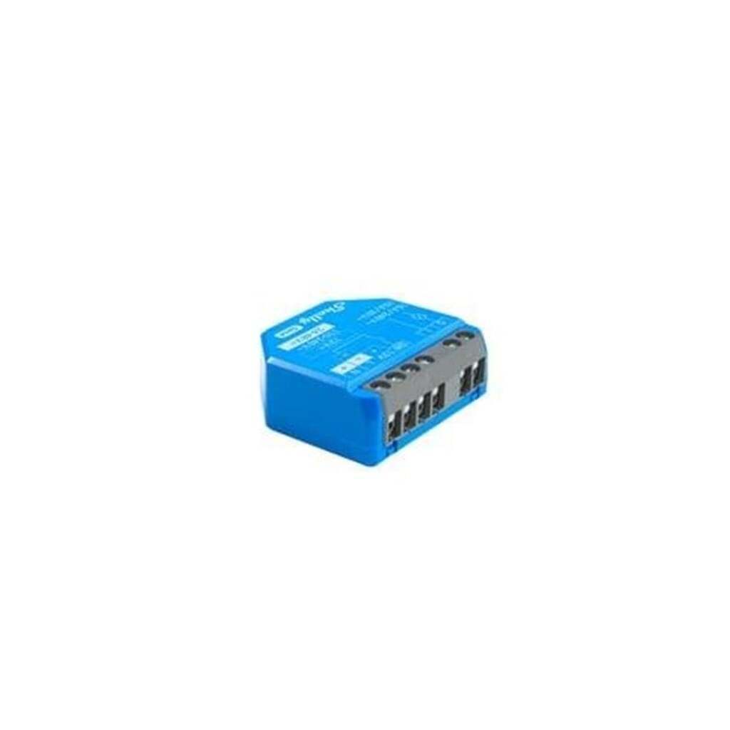 Shelly 1 Gen4 - WiFI &amp; Zigbee relæ med potentialfrit kontaktsæt (12-48VDC/230VAC)