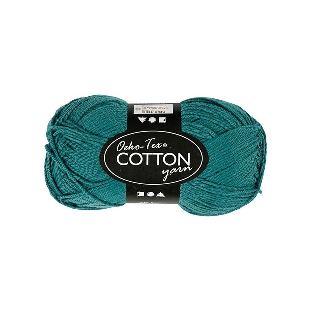 Creativ Company Cotton yarn Petrol 50gr 170m