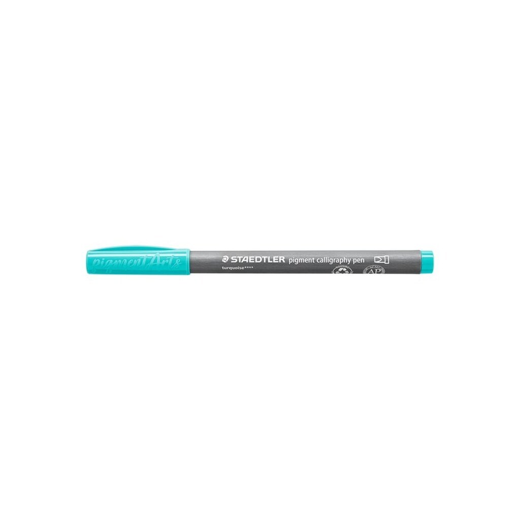 Staedtler KALLIGRAFI PEN PIGMENT, ÆSKE 10 STK, TURKIS