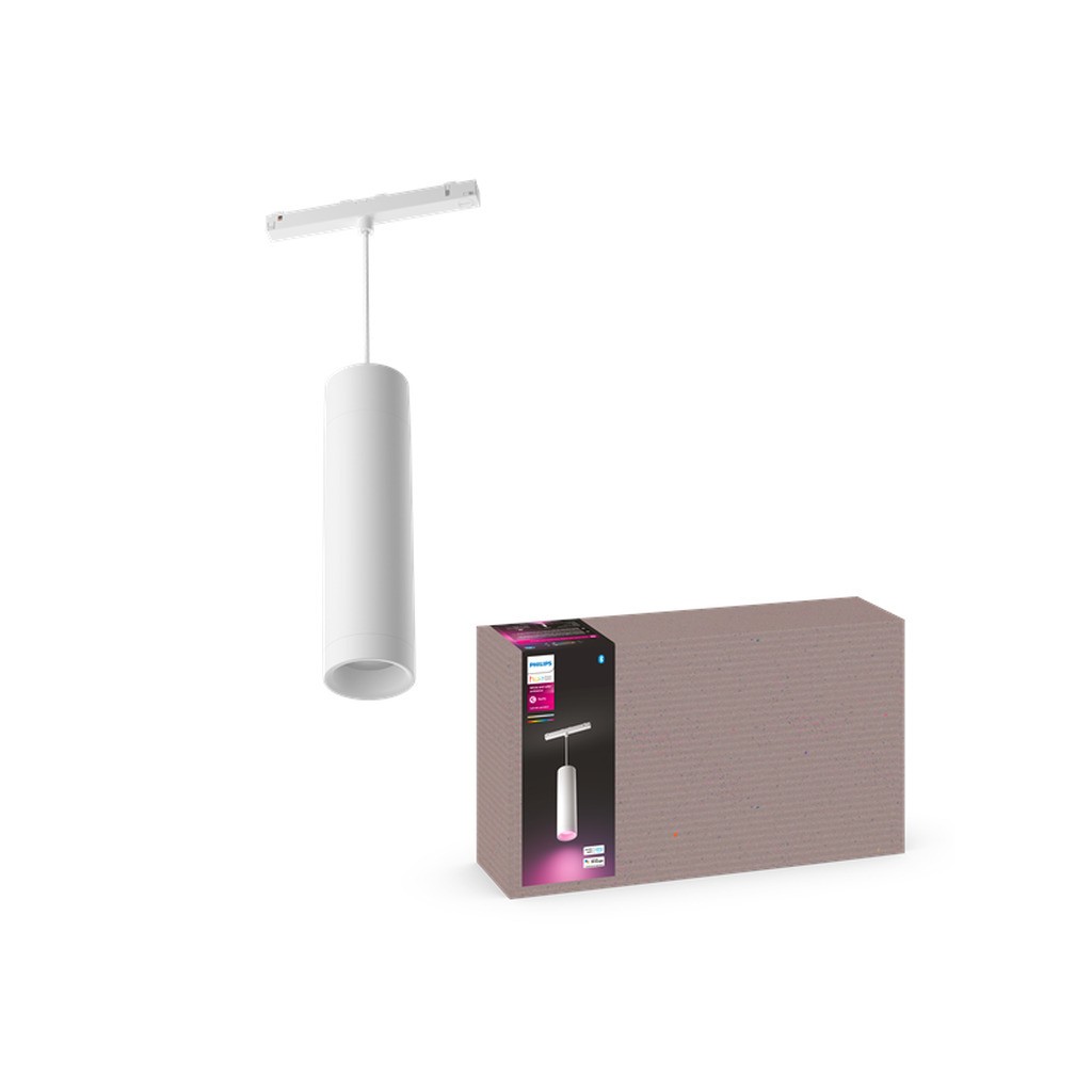 Philips Hue Perifo Loft Pendel Cylinder Lampe - Hvid