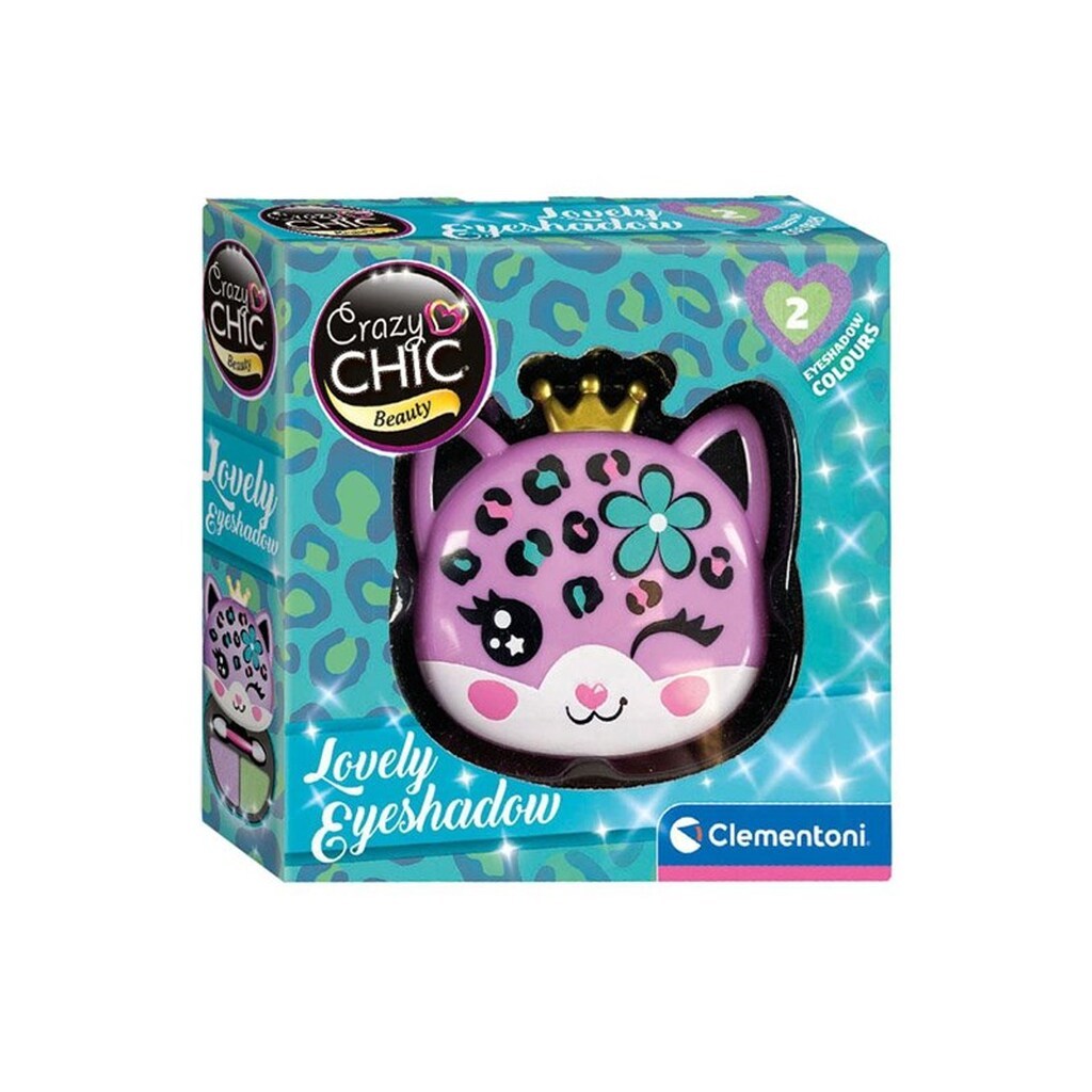 Clementoni Crazy Chic Eyeshadow in Make-up Box Leopard