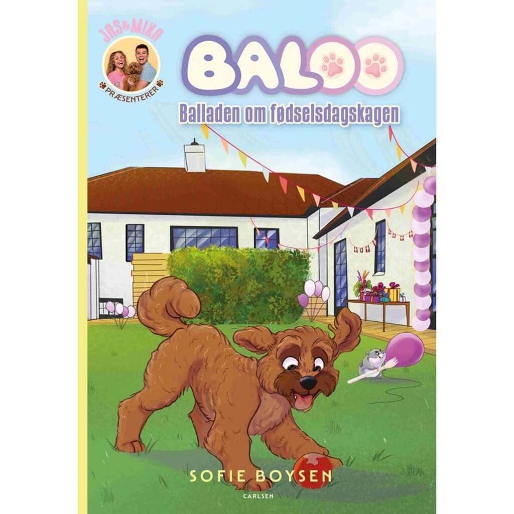 Baloo - Balladen om fødselsdagskagen - Børnebog - Hardcover