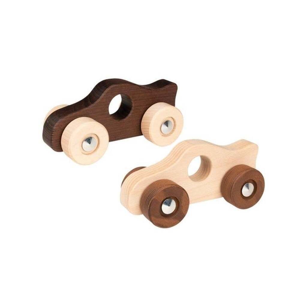 Goki Wooden Push Figure Race Car