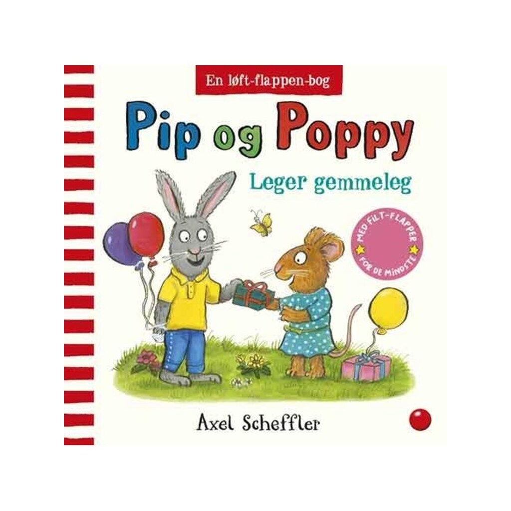 Pip og Poppy leger gemmeleg - Børnebog - hardcover