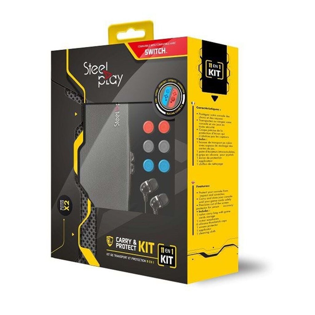 Steelplay Carry &amp; Protect 11 in 1 for Switch - Miscellaneous Tilbehør til spillekonsol - Nintendo Switch