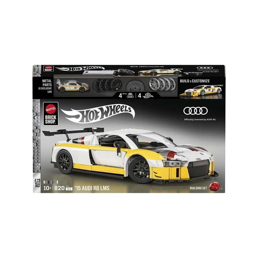Hot Wheels Brick Shop Elite Series Audi R8 LMS