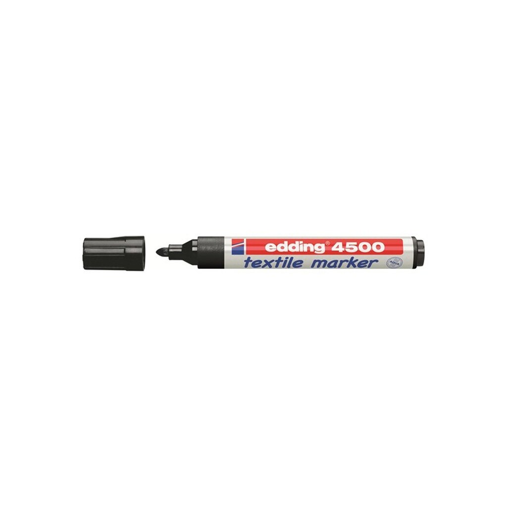 Edding - Felt-tip pen  4500 textile round black 2-3mm