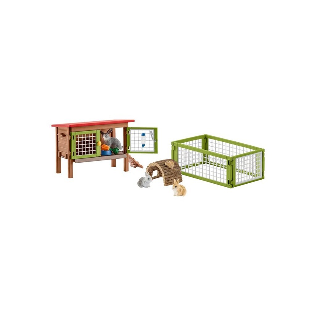 Schleich Farm World Rabbit Hutch