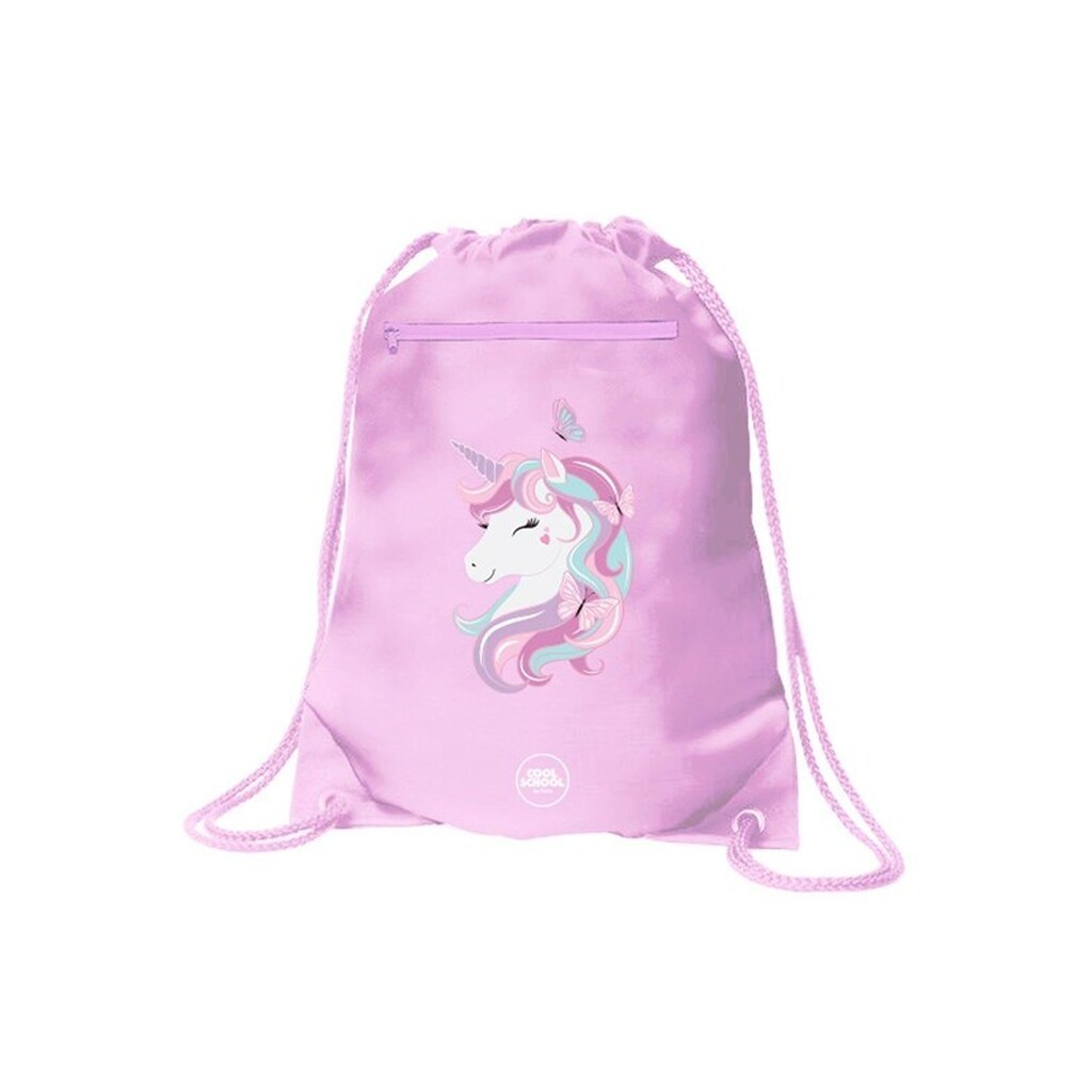 Tinka GYMBAG 34X45CM UNICORN ROSA  COOL SCHOOL