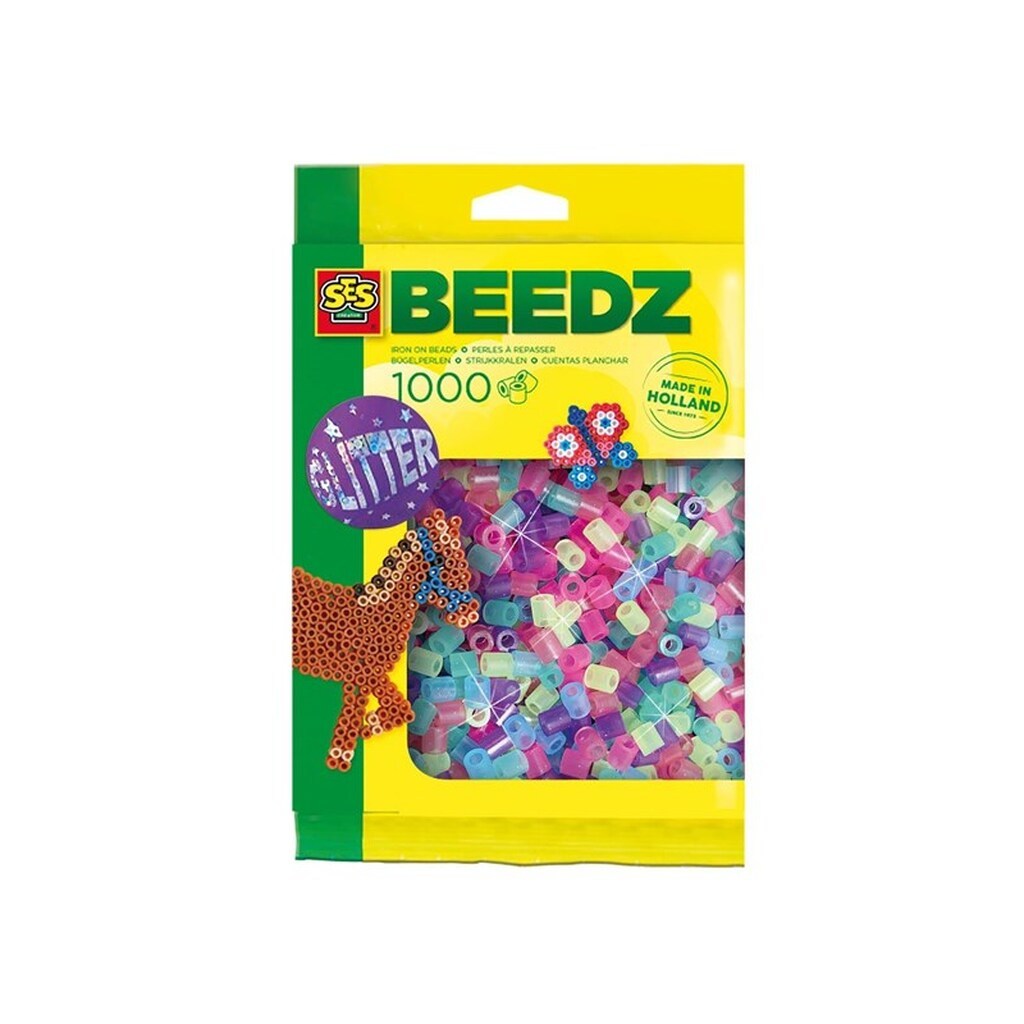 Fuse Beads - Mix Glitter 1000pcs.