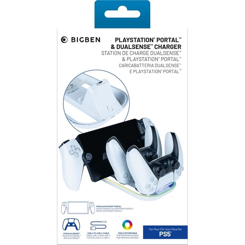 BigBen Interactive Portal &amp; DualSense Charger - Wired - PlayStation Portal