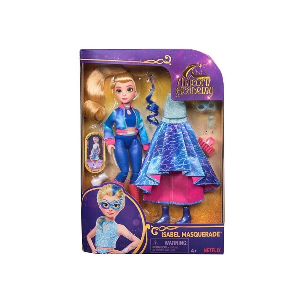 Unicorn Academy Enhjørningeakademiet Dlx Dukke Isabell Masquerade 24 cm