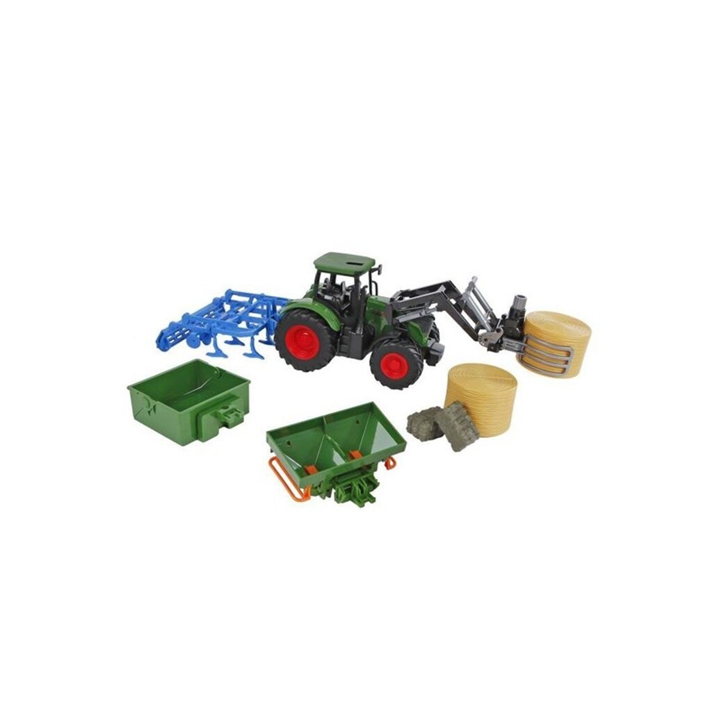 Kids Globe - Tractor with Accessories 30cm