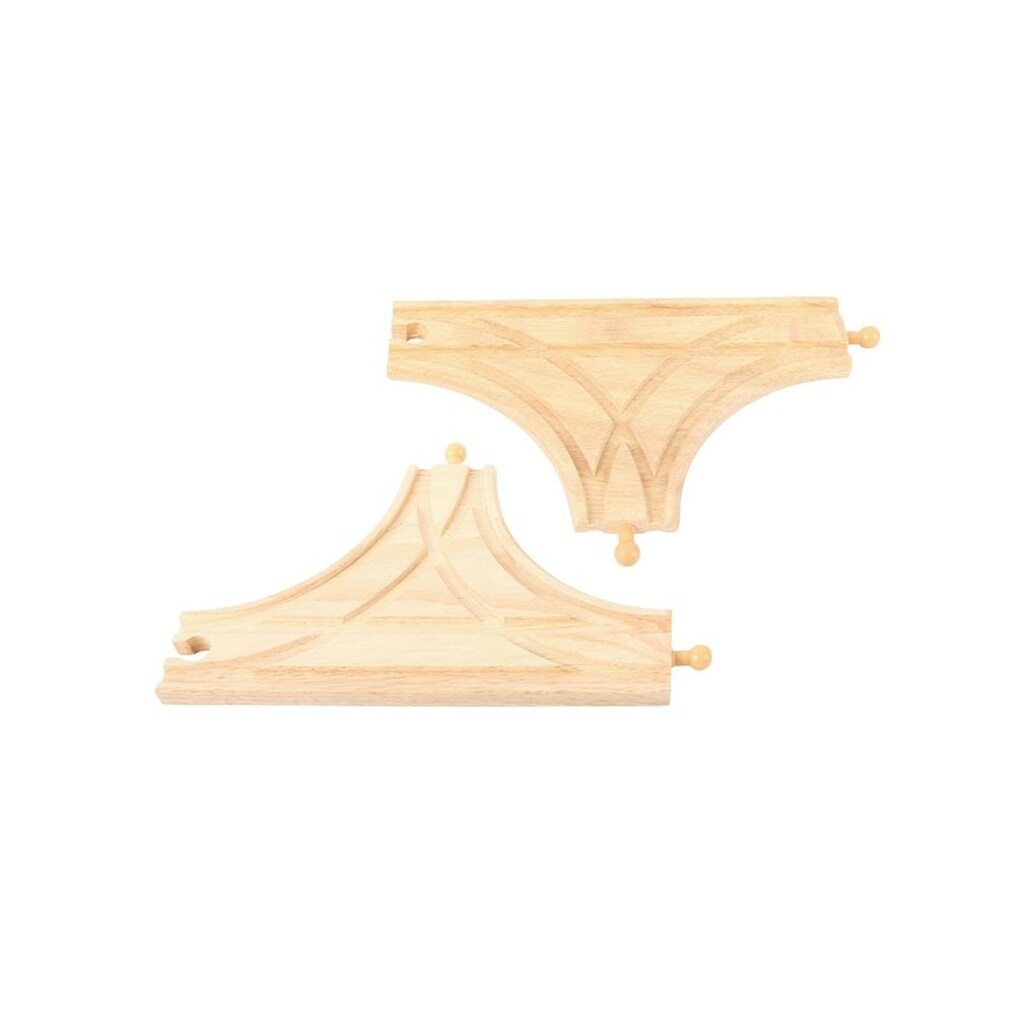 Bigjigs Wooden Rails - T-junction 2 pcs.