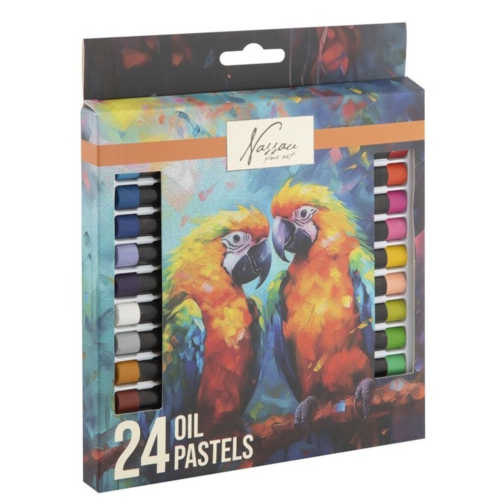 Creative Craft Group Oliepastel, æske med 24 farver