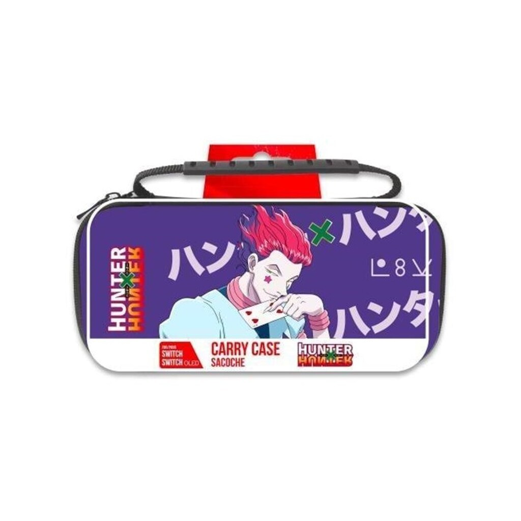 Trade Invaders Hunter X Hunter Slim Bag for Switch and Switch Oled - Purple - Hisoka - Miscellaneous Taske - Nintendo Switch