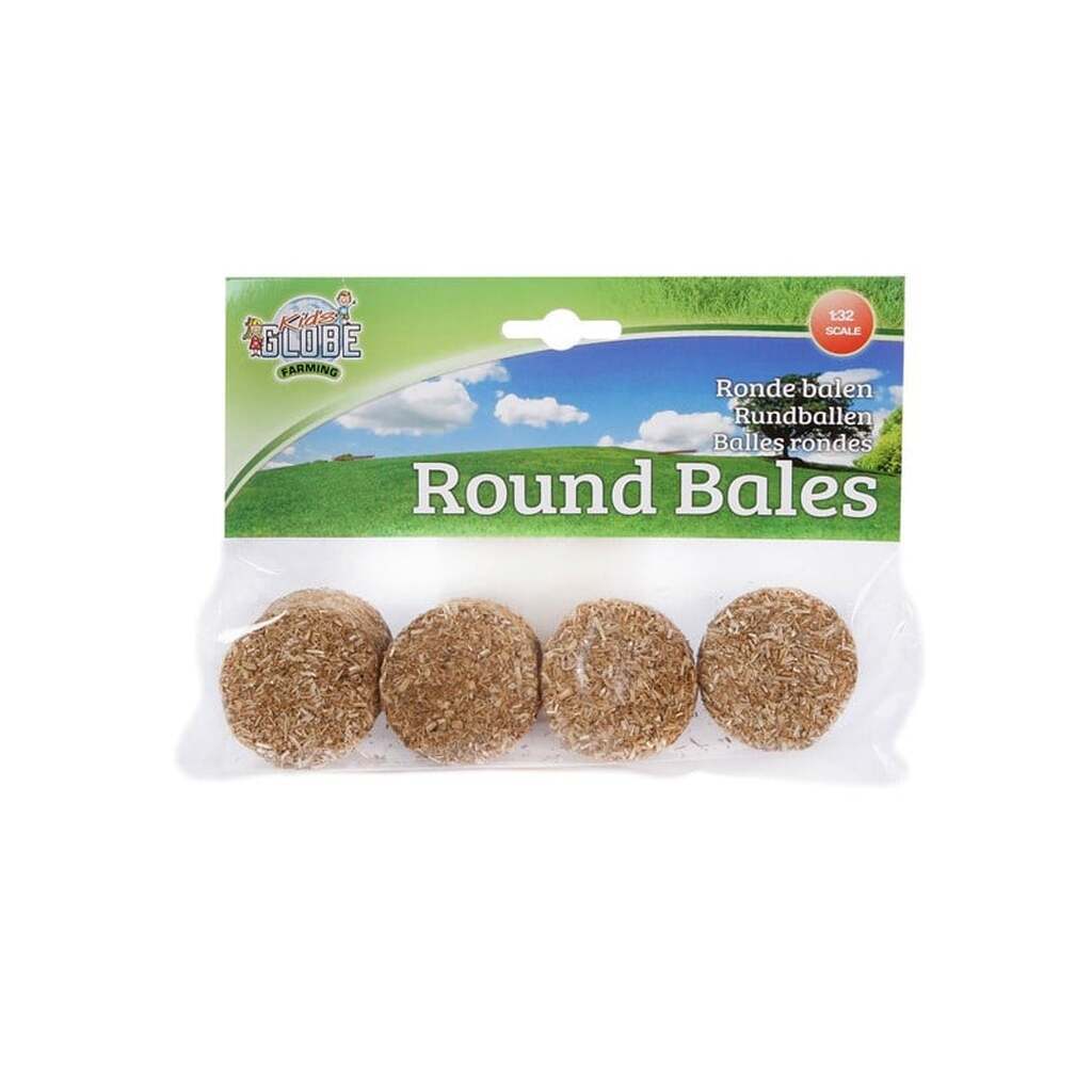 Kids Globe Round Bales 1:32 4pcs.
