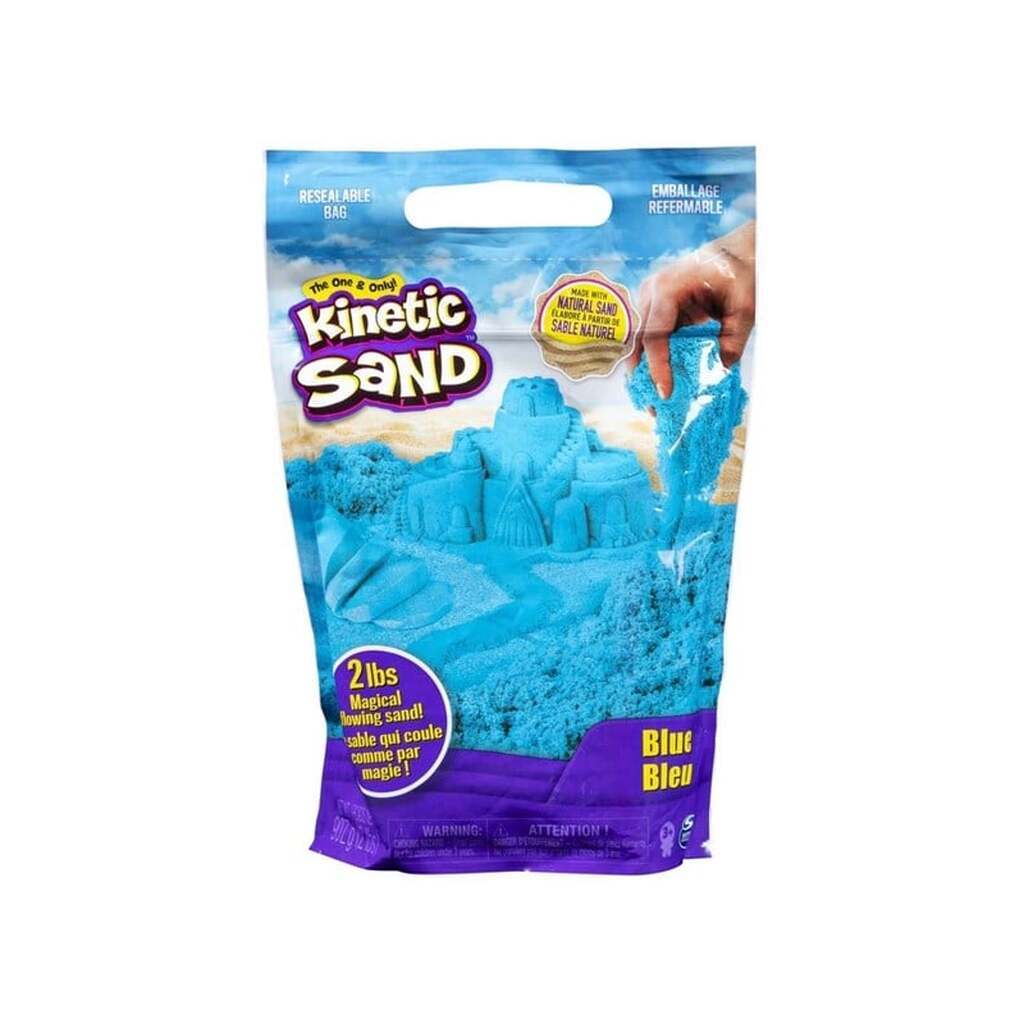 Kinetic Sand farvepose blå