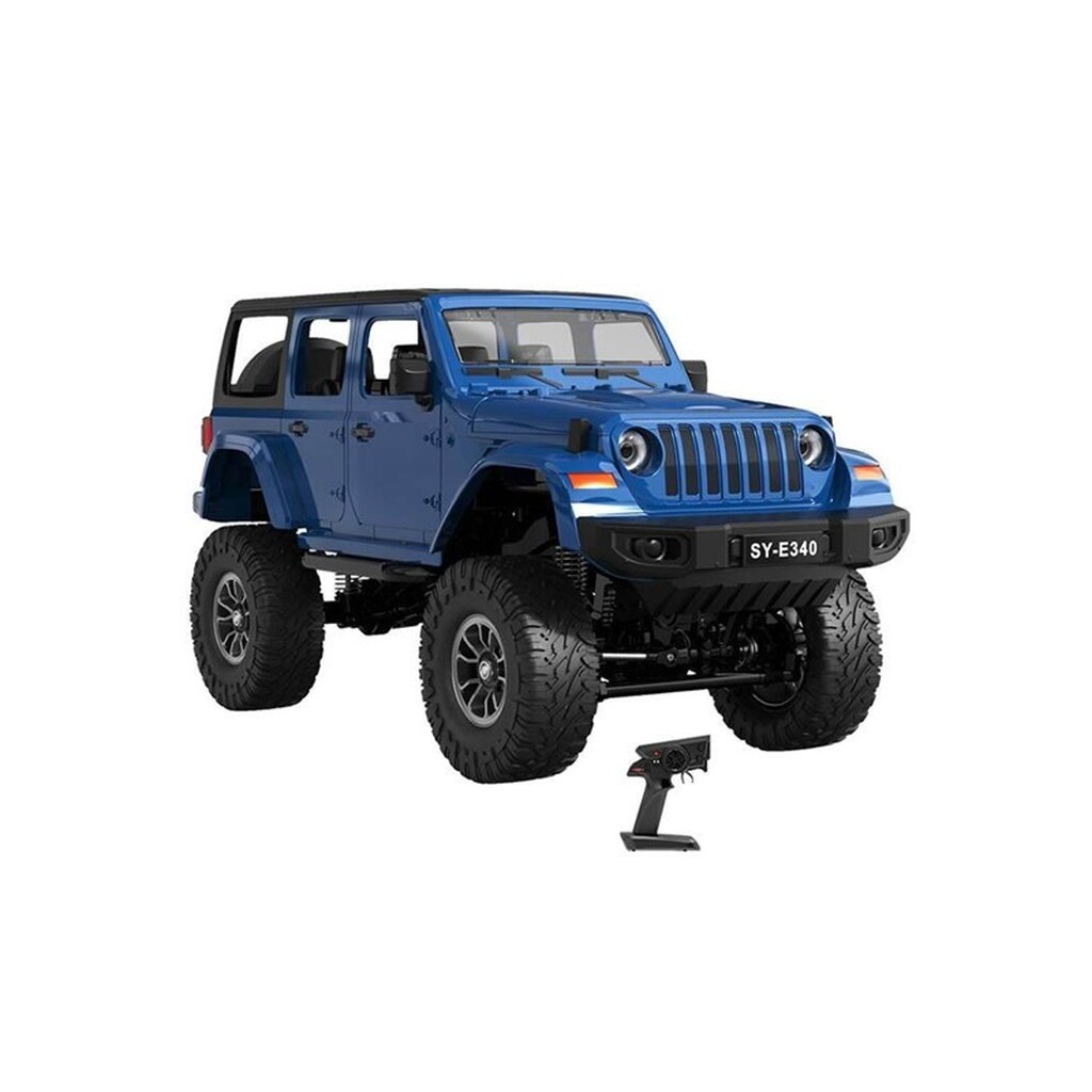 Double Eagle RC remote control car 1:14 (blue) Jeep Crawler Pro E340-003