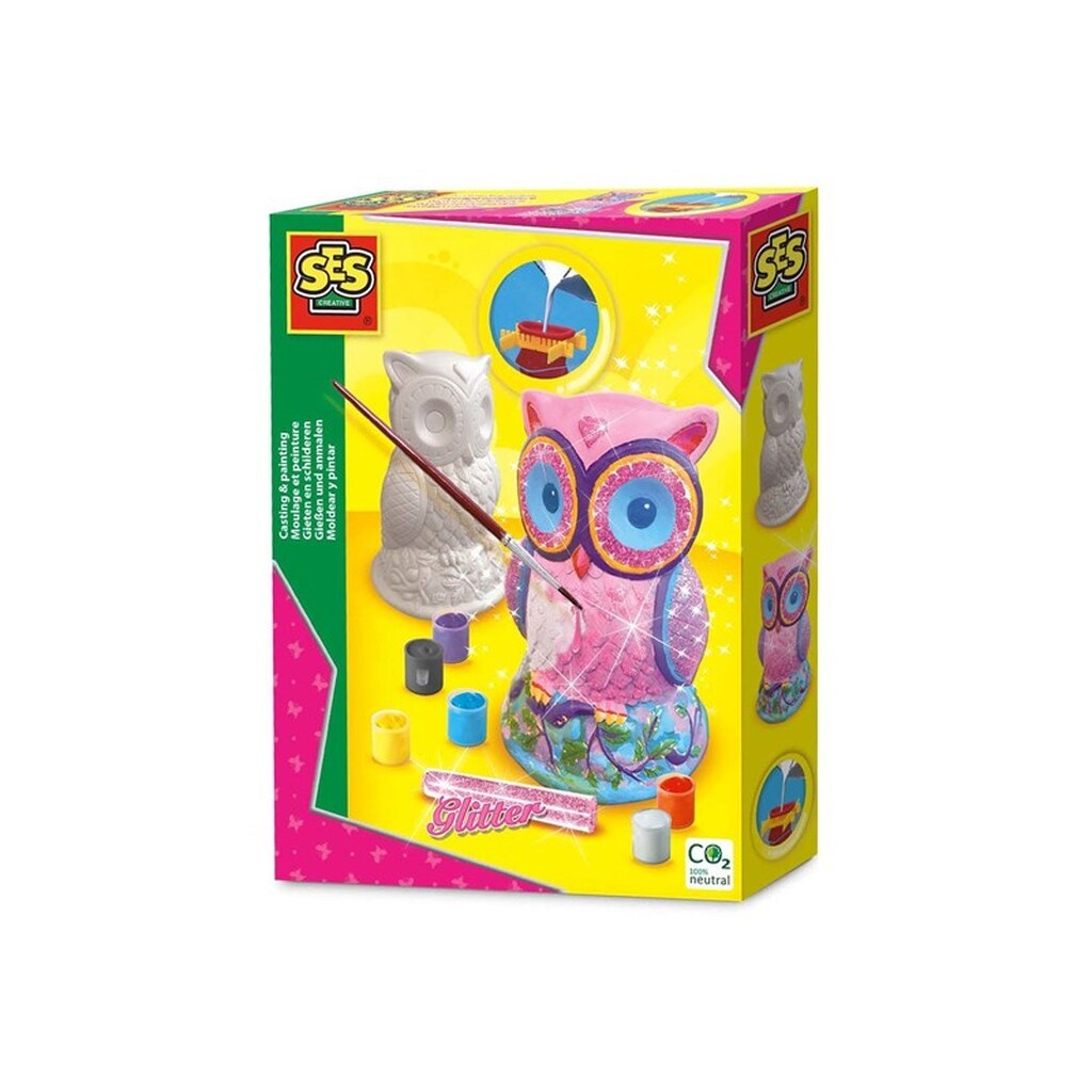 SES Creative Plaster Casting and Painting Owl