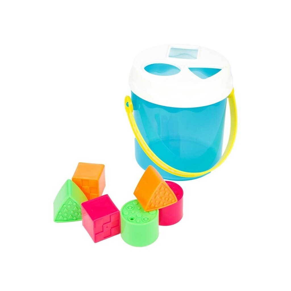 Toi-Toys Little Stars Baby Shape Sorter Bucket with 6 Block