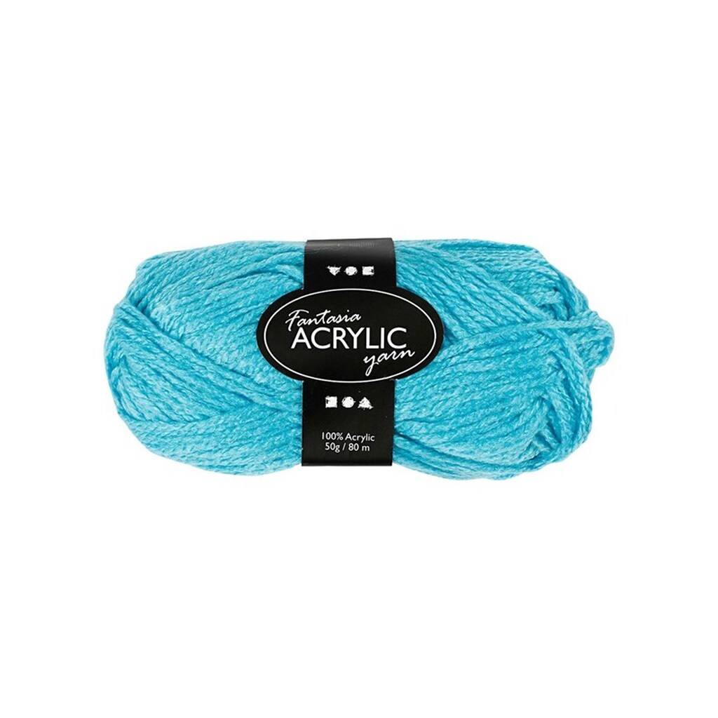 Creativ Company Acrylic yarn Turqoise 50gr 80m