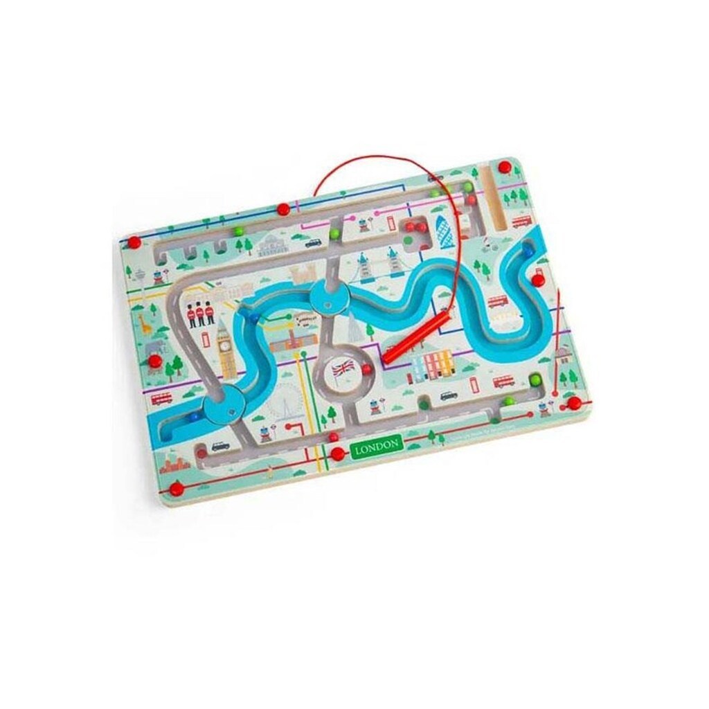 Bigjigs Wooden Magnetic London Maze