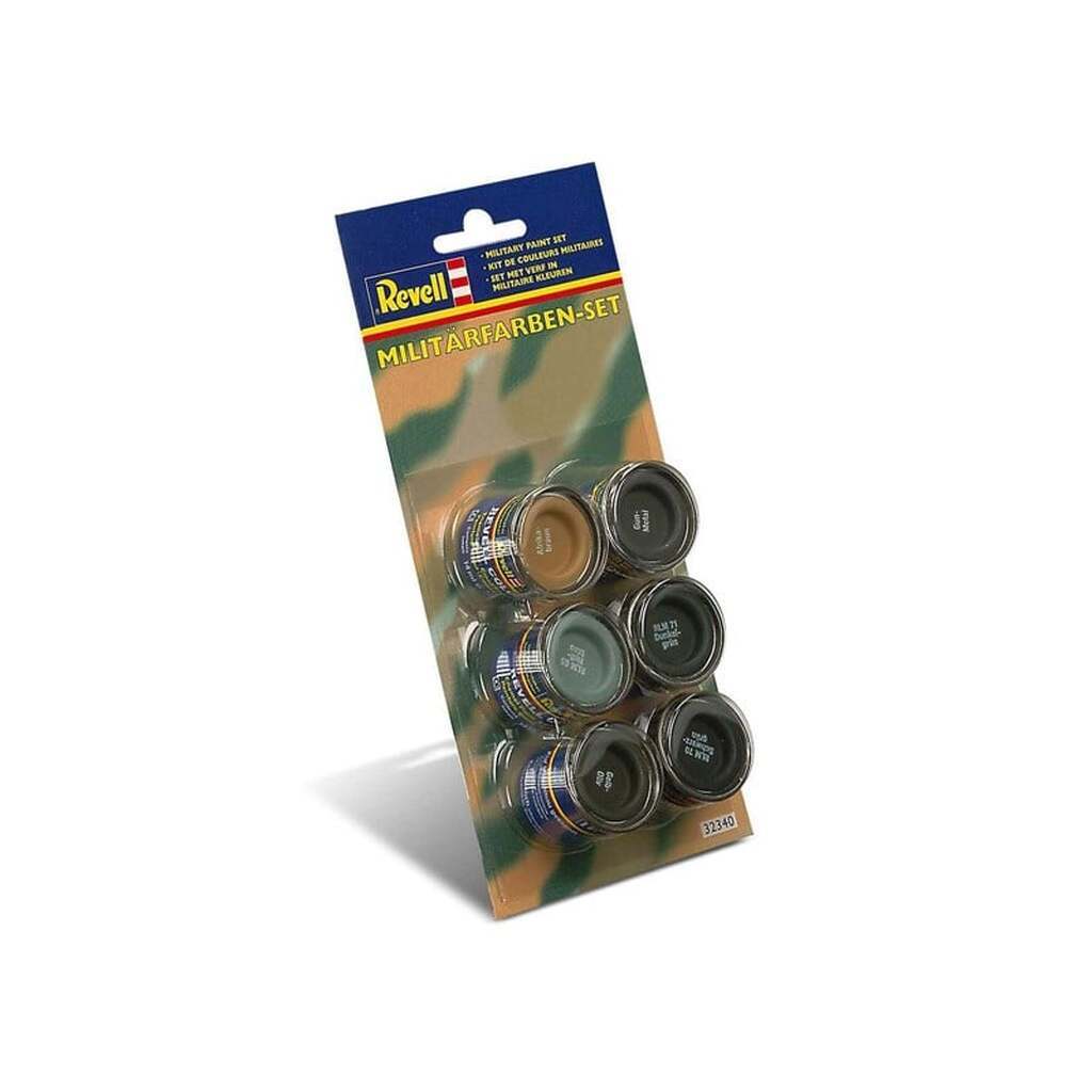 Revell Enamel Paint-Legerkleurenset