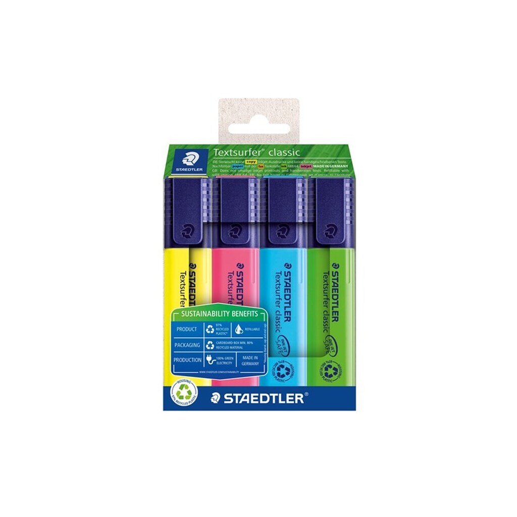Staedtler Textsurfer Classic rPP 4 ass/etui