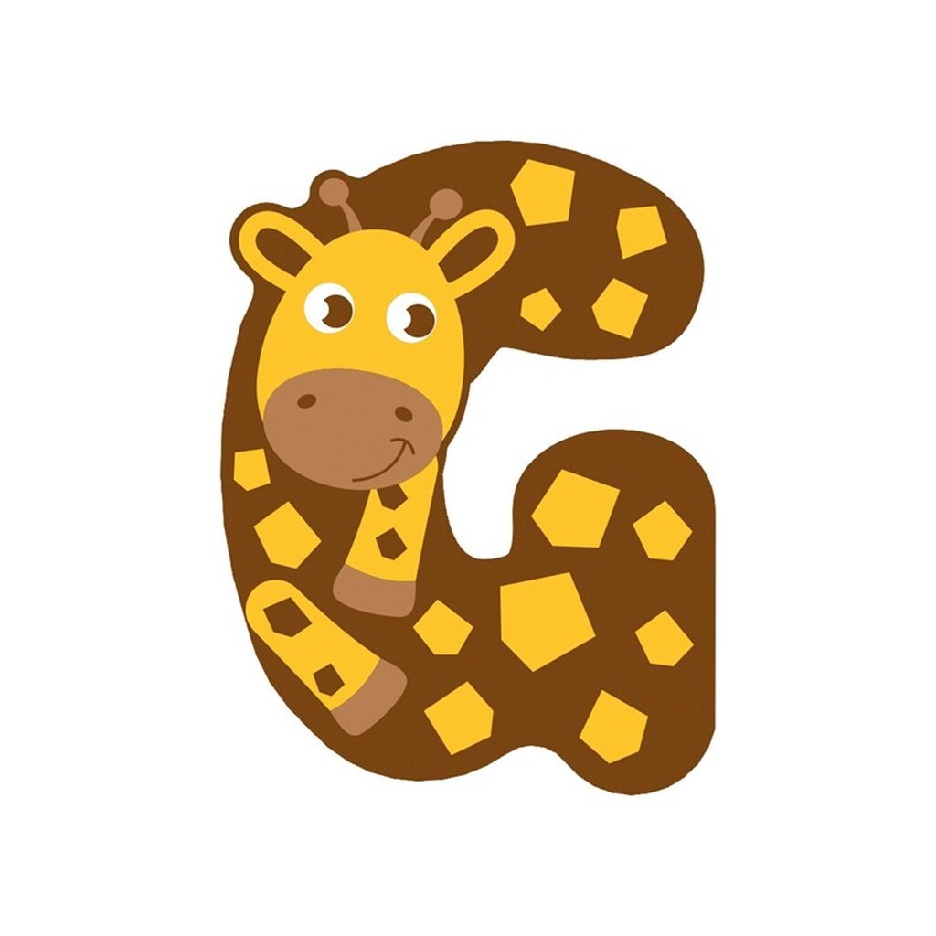 Small Foot - Wooden Animal Children&apos;s Letter - G