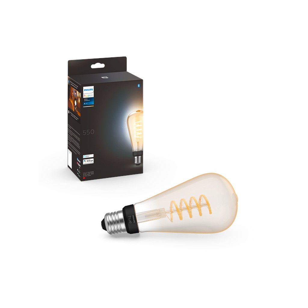Philips Hue White Ambiance Filament ST72 E27 Stor Edison - 1-Pak