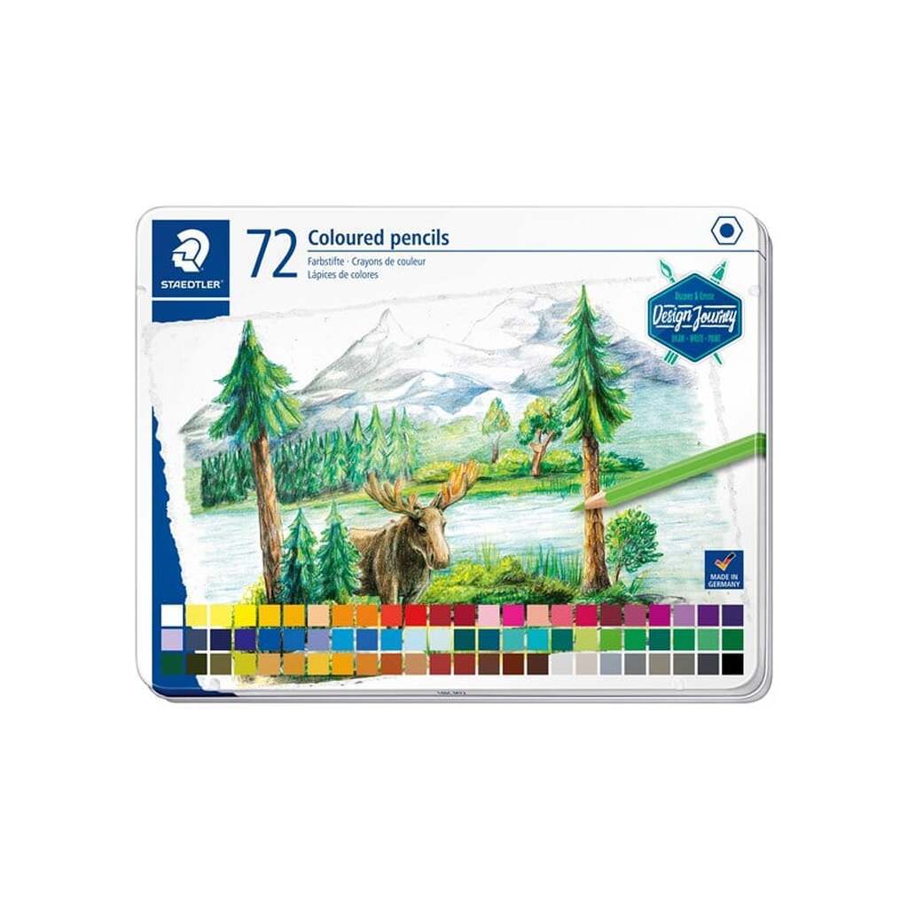Staedtler Farveblyant 72 stk. ass. 100% PEFC