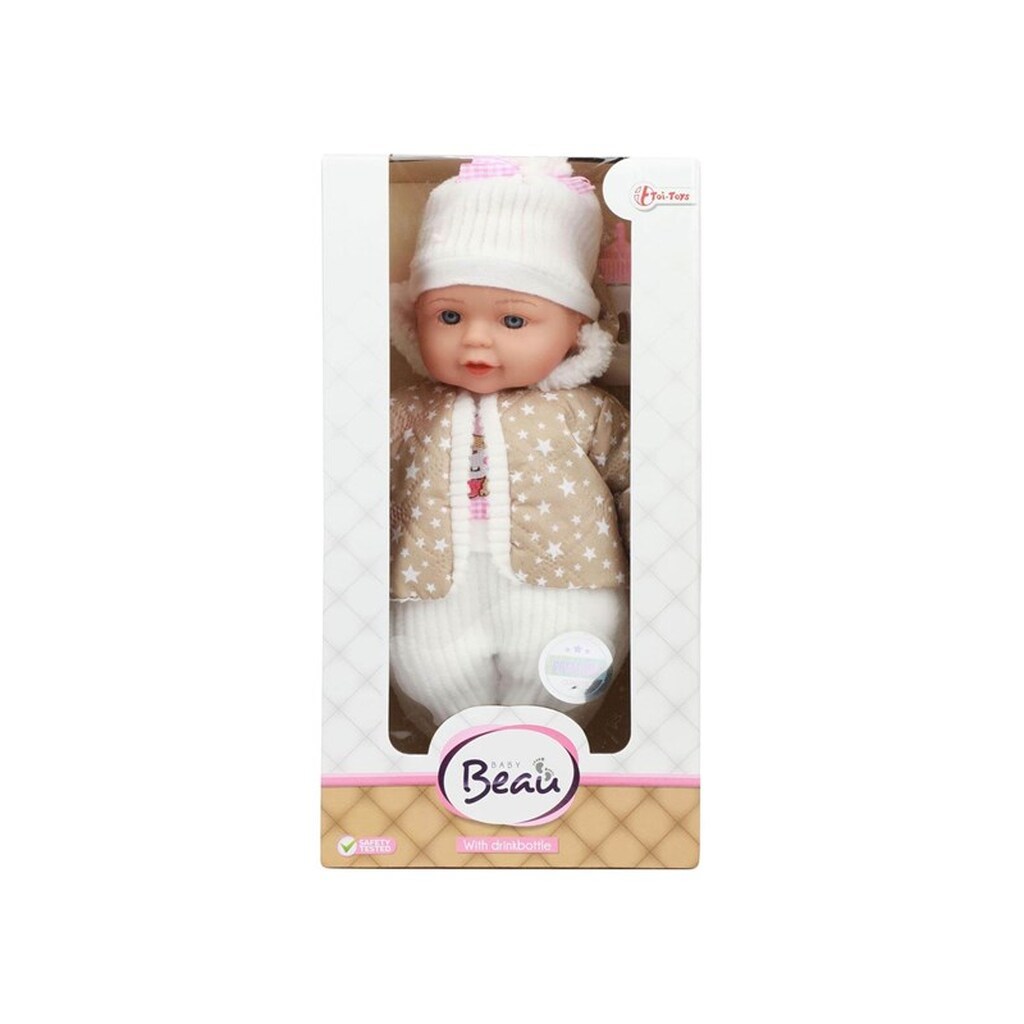 Toi-Toys - Lovely Baby Baby Doll Winter Clothes and Bottle
