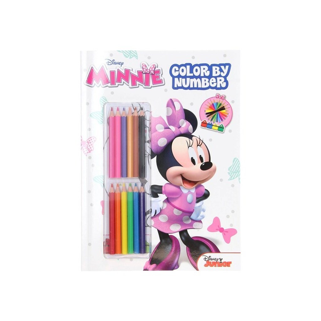 Boek Specials Nederland BV Color by Number - Minnie Mouse