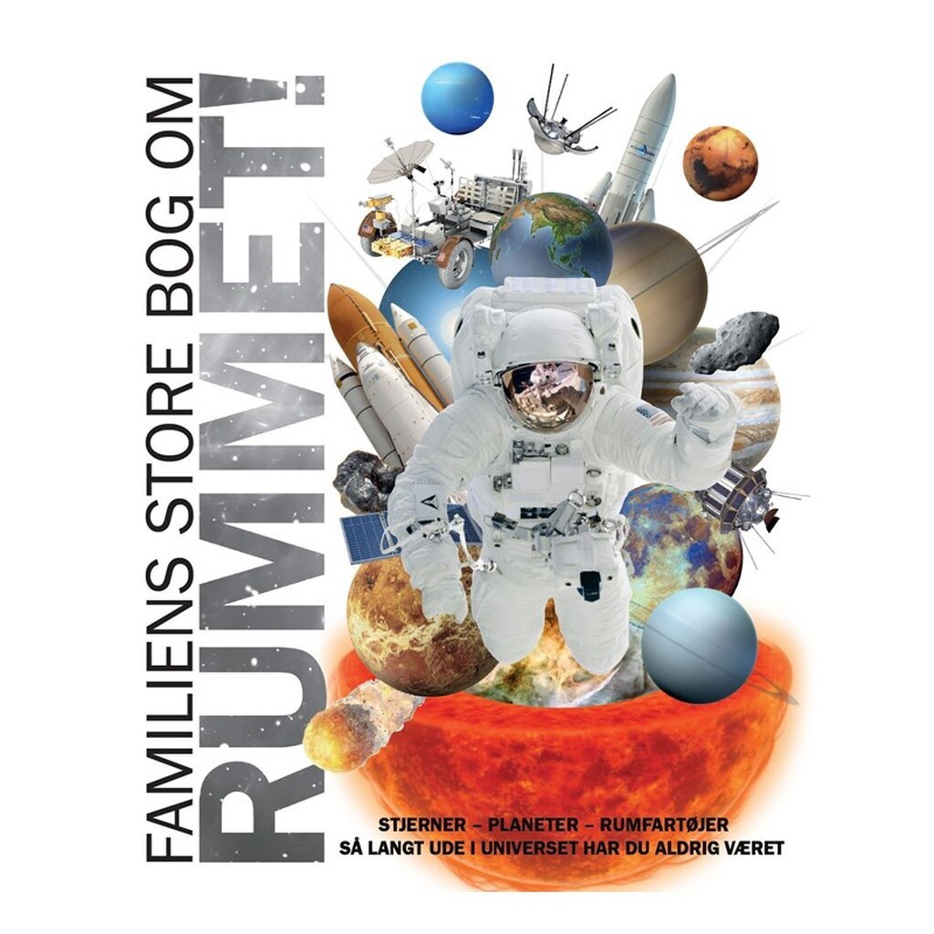 Familiens store bog om Rummet - Børnebog - Hardcover