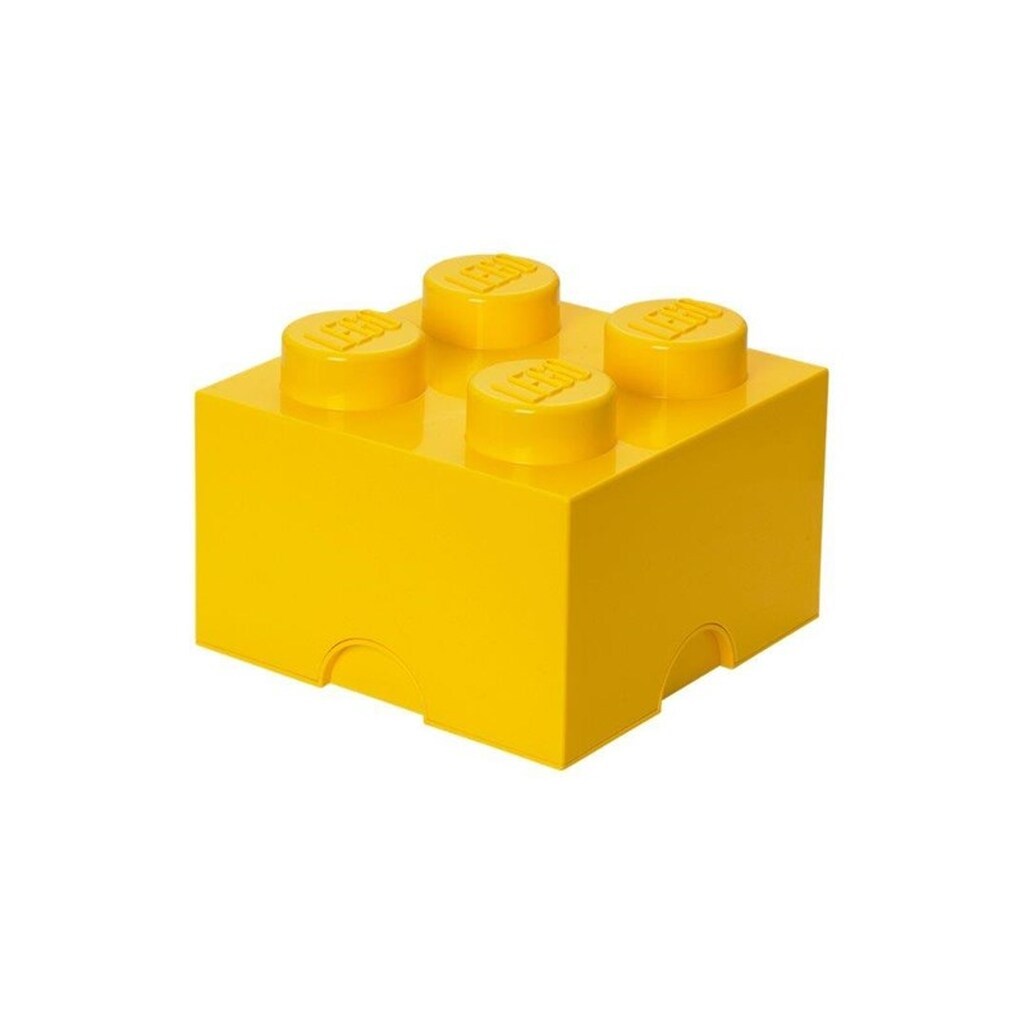 LEGO STORAGE BRICK 4 - YELLOW