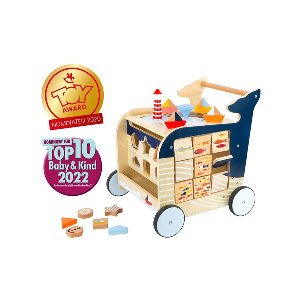 Small Foot - Wooden Activity Walker Whale