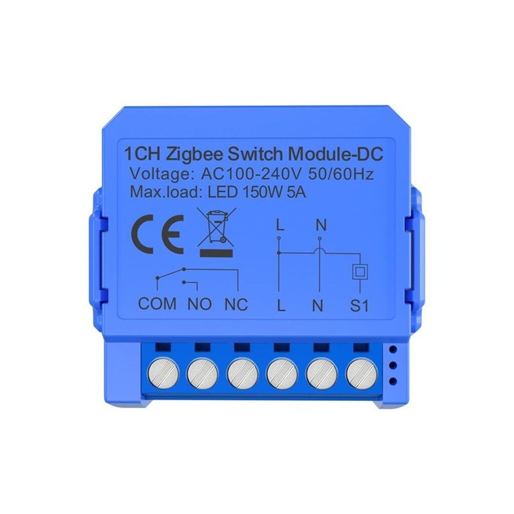 Avatto 1-Channel ZigBee Switch Module with Voltage-Free Contact - ZWSM16-DC32V-1