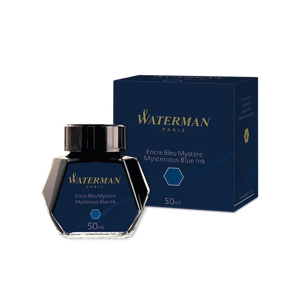Waterman Fountain Pen blæk | Mystisk blå | 50ml flaske