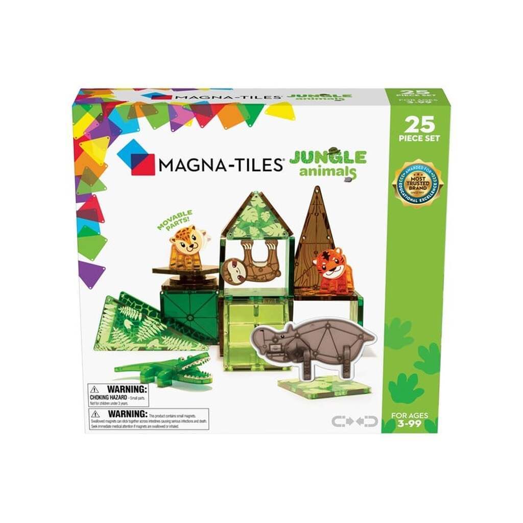 Magna-Tiles Jungle Dyr 25 stk
