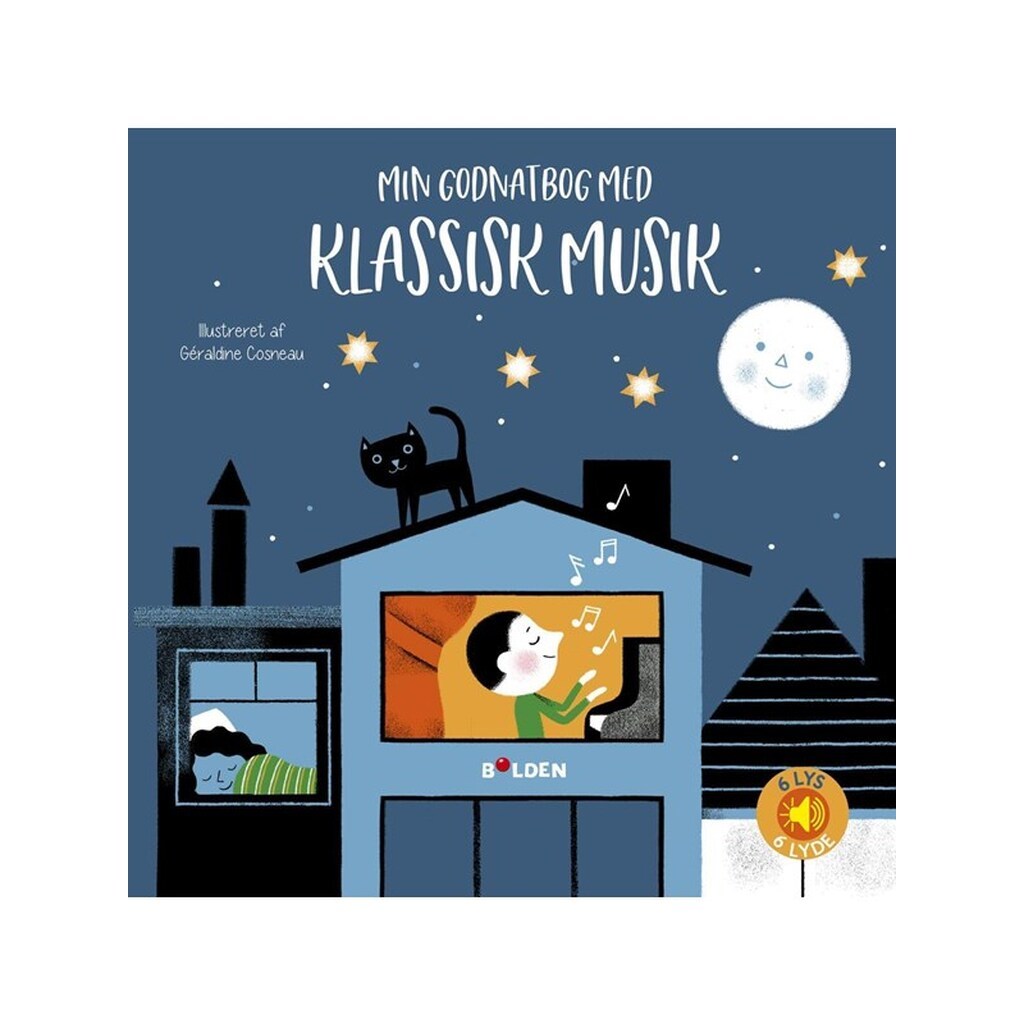 Min godnatbog med klassisk musik - Børnebog - hardcover