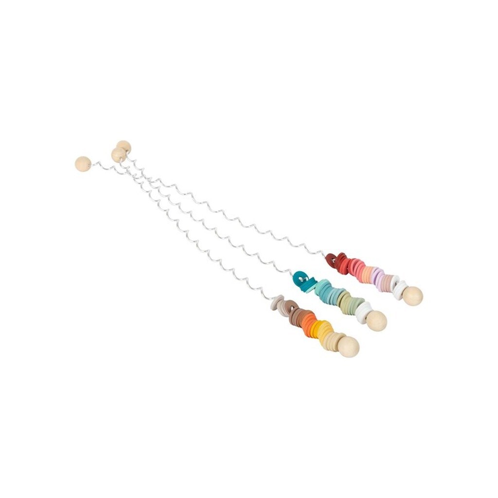 Small Foot - Wooden Spiral Track with Colored Discs