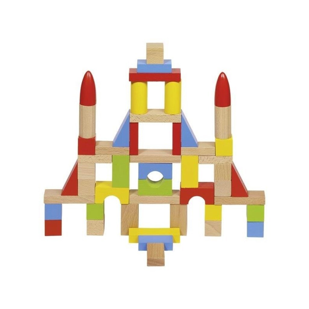 Goki Wooden Building Blocks in Bag 50pcs.