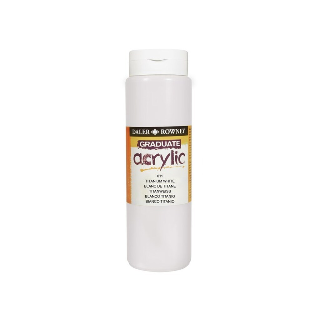 Daler-Rowney Graduate Acrylic 500 ml White
